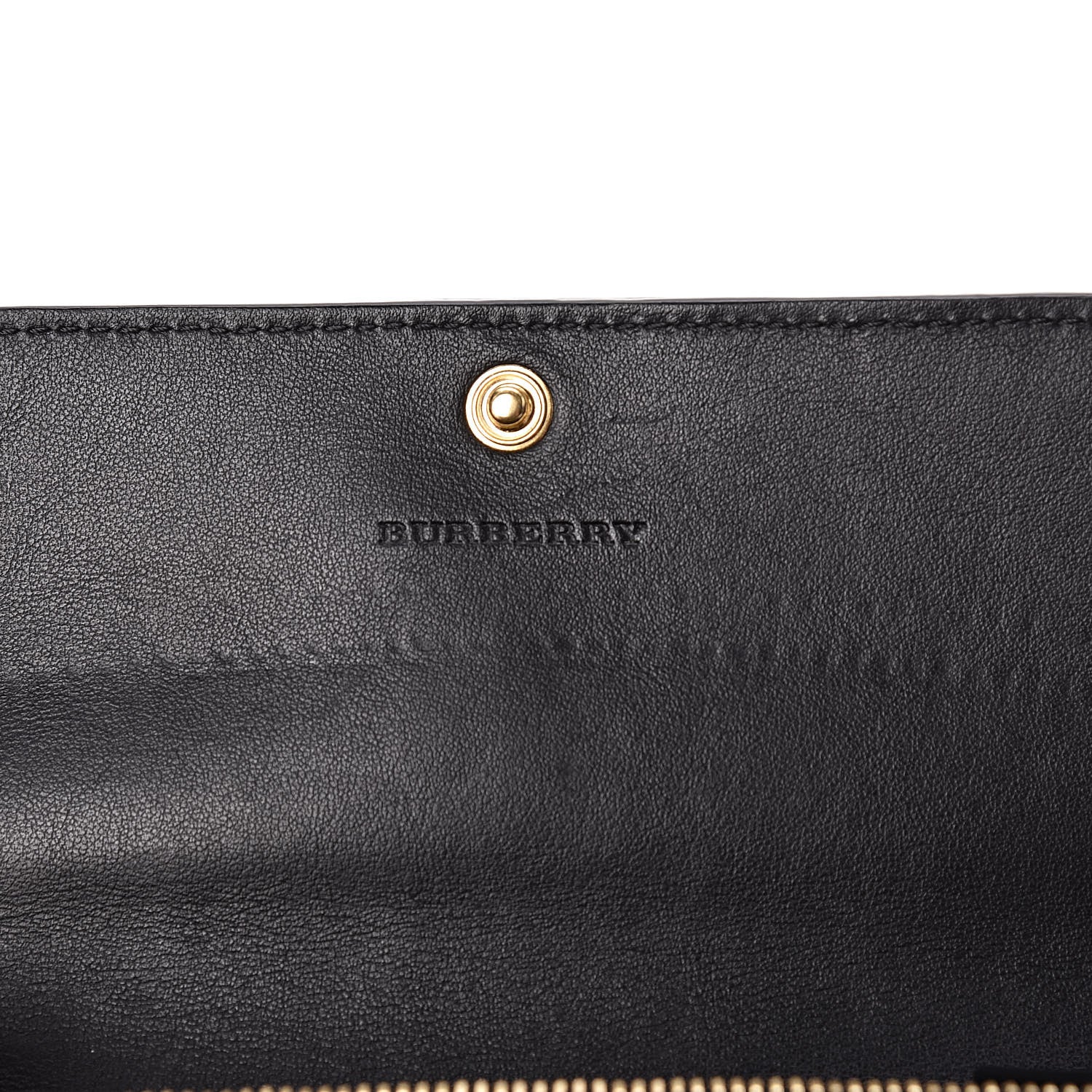 Burberry Soft Grain Calfskin Harris Wallet Black 6 of 6