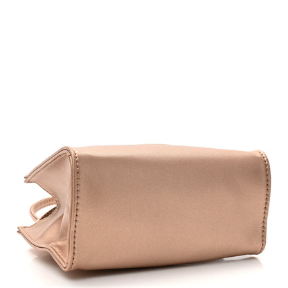 Telfar Metallic Vegan Leather Small Shopping Bag Copper 4 of 9