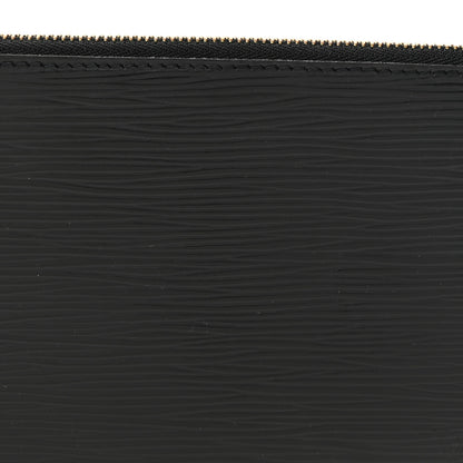 Louis Vuitton Epi Pochette Accessories 24 Black 7 of 9