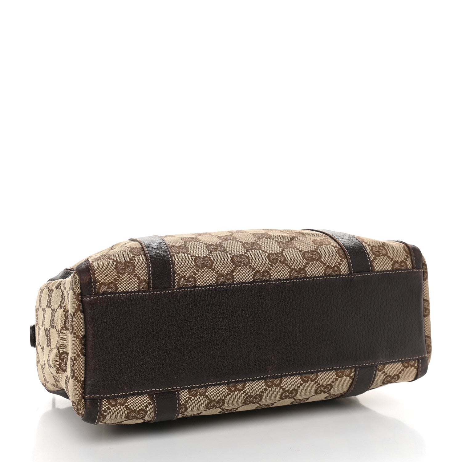 Gucci Monogram Small Abbey Boston Dark Brown 3 of 10