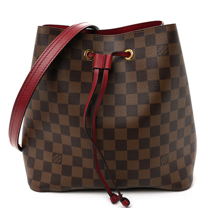 Louis Vuitton Damier Ebene Neonoe MM Cherry Berry 1 of 10