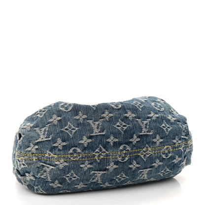 Louis Vuitton Monogram Denim Pleaty Blue 3 of 10