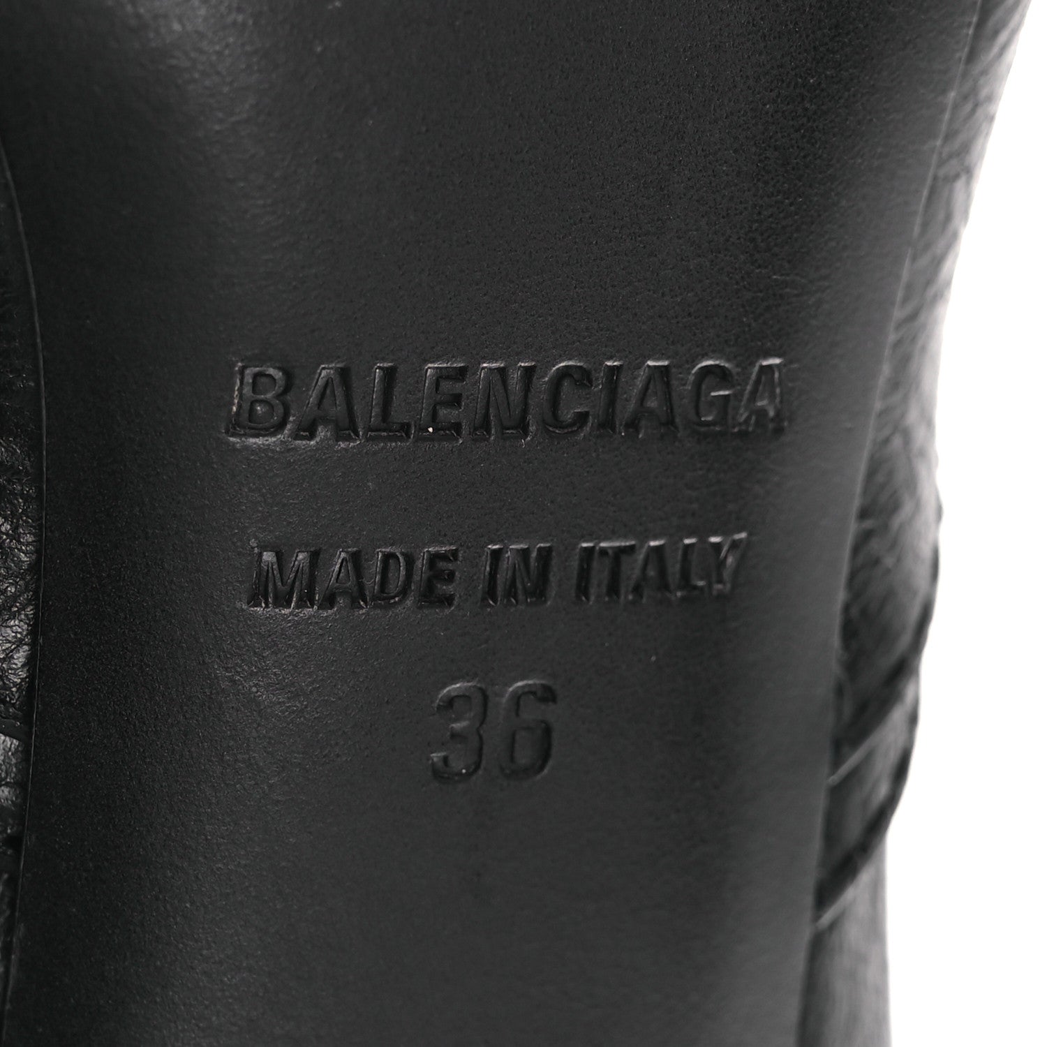 Balenciaga Agneau Arena Cagole 70mm Ankle Boots 36 Black 7 of 10