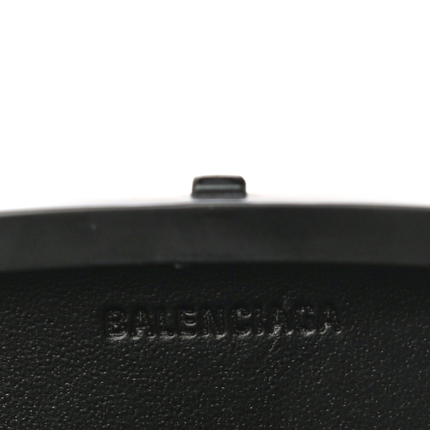 Recycled Plastic Calfskin Embossed Mini Lunch Box Case with Strap Black
