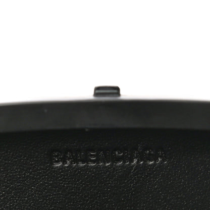 Balenciaga Recycled Plastic Calfskin Embossed Mini Lunch Box Case with Strap Black 5 of 10