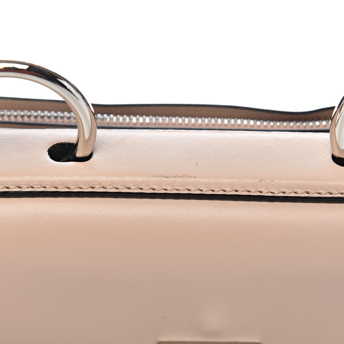 Calfskin Small Hava Top Handle Bag Sand