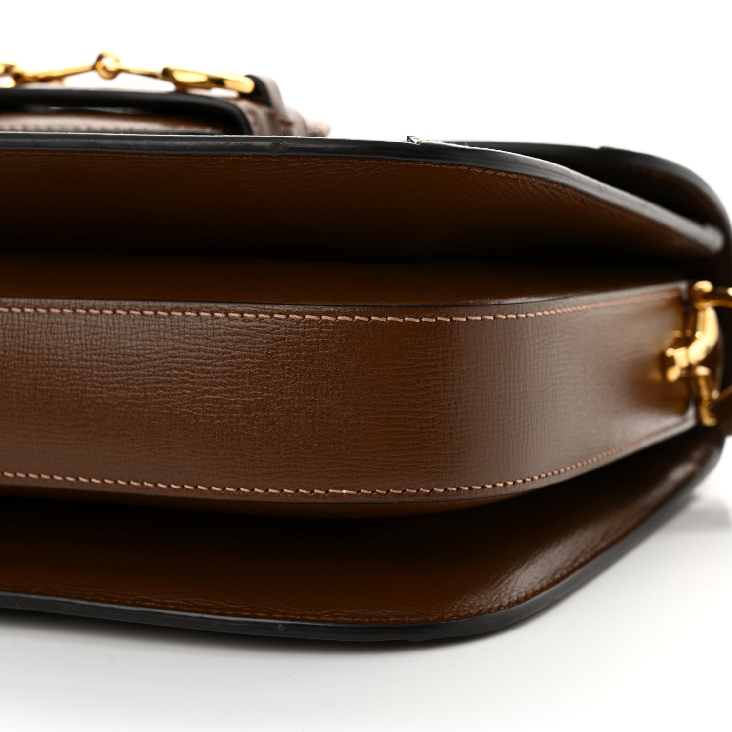 Gucci GG Supreme Monogram Horsebit 1955 Shoulder Bag Beige Brown Sugar 10 of 13