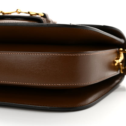 Gucci GG Supreme Monogram Horsebit 1955 Shoulder Bag Beige Brown Sugar 10 of 13