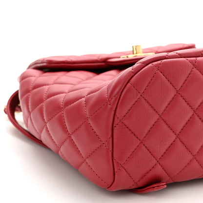 Chanel Calfskin Quilted Mini Urban Spirit Backpack Red 10 of 10