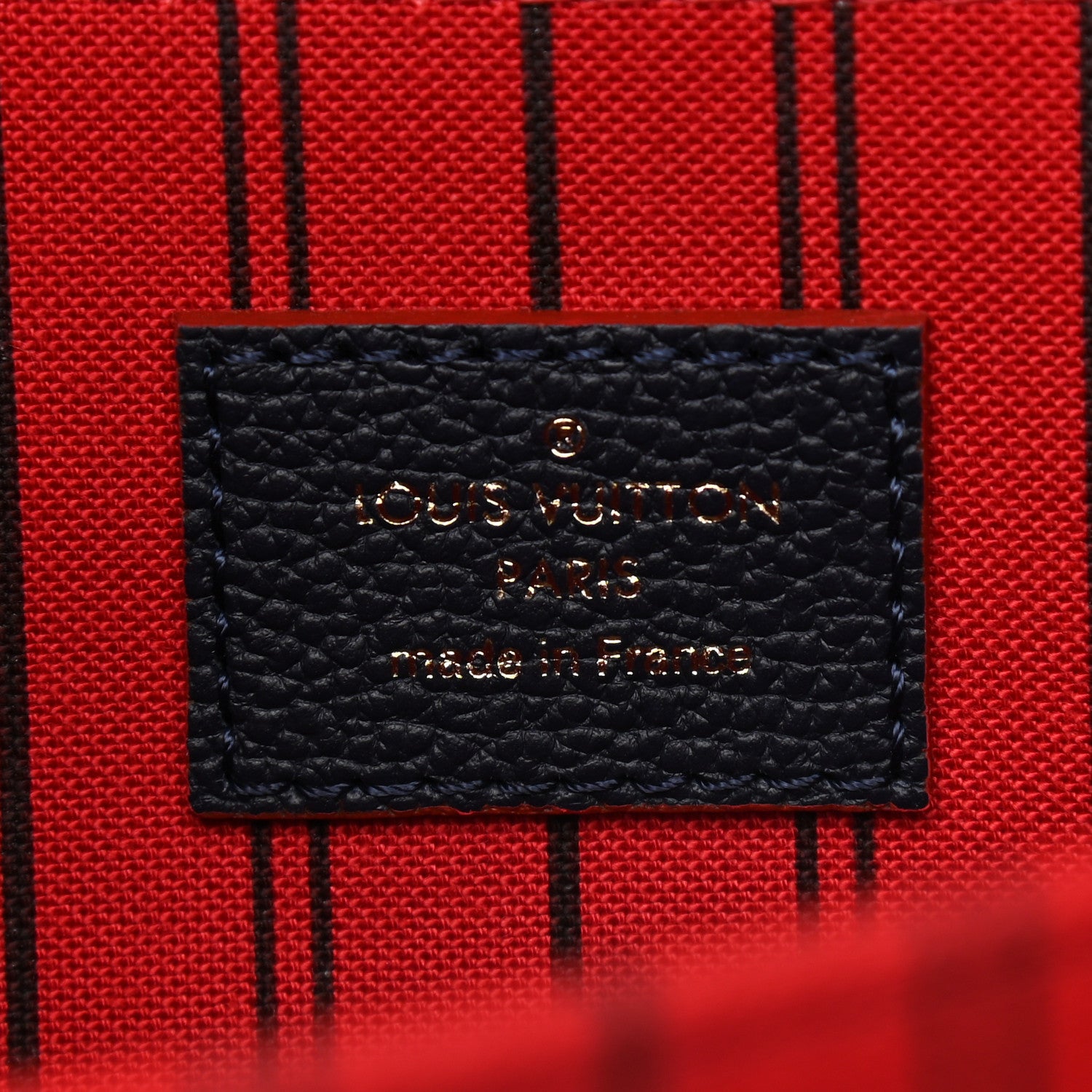 Louis Vuitton Empreinte Pochette Metis Marine Rouge 6 of 8