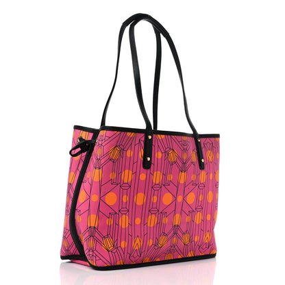 MCM Visetos Medium Project Reversible Shopper Tote Pink 12 of 15