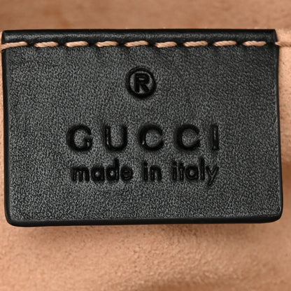 Gucci Calfskin Matelasse GG Marmont Belt Bag 85 34 Black 7 of 11