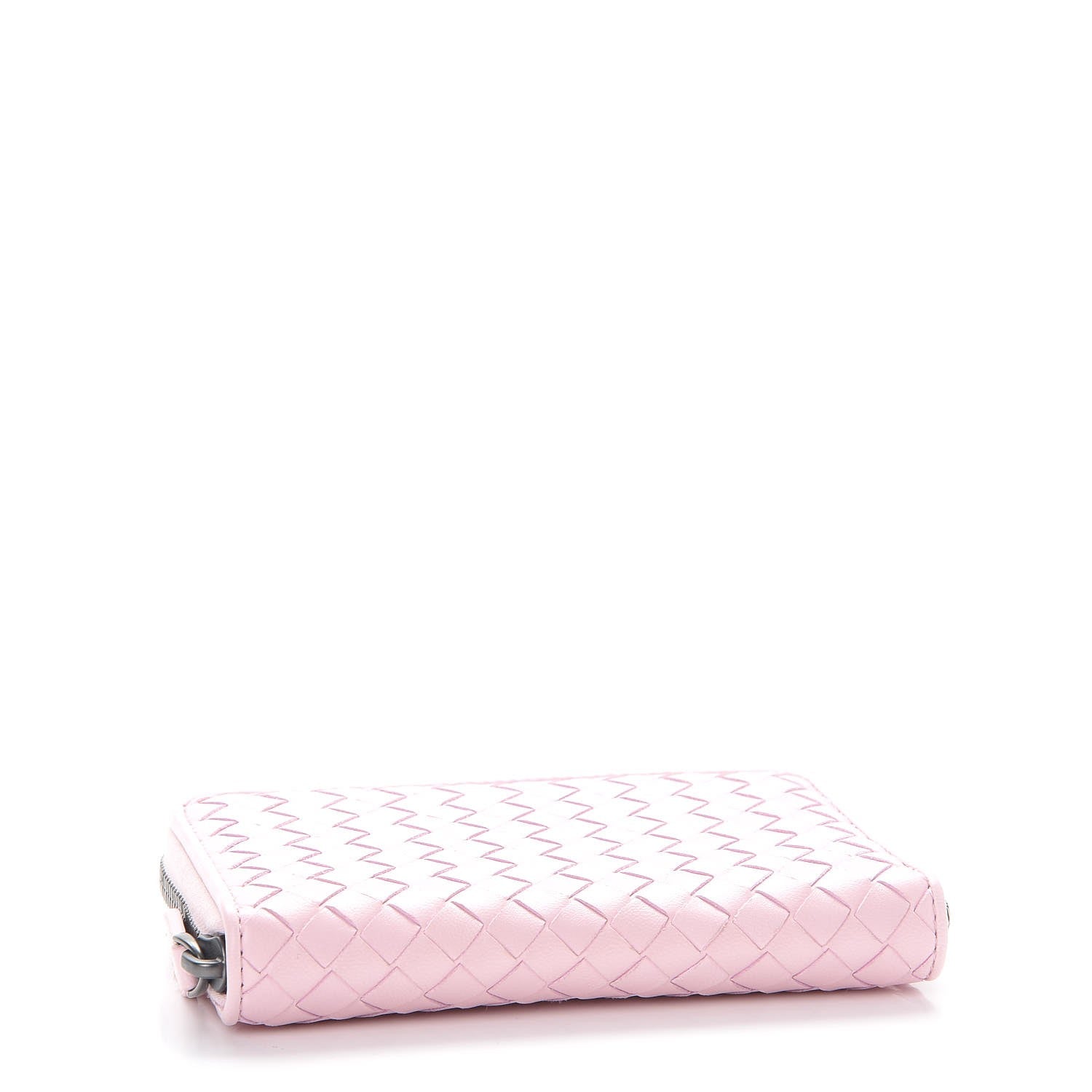 Bottega Veneta Nappa Intrecciato Zip Around Wallet Dragee 4 of 10