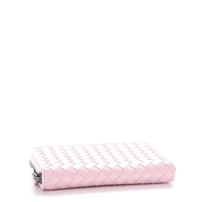Bottega Veneta Nappa Intrecciato Zip Around Wallet Dragee 4 of 10