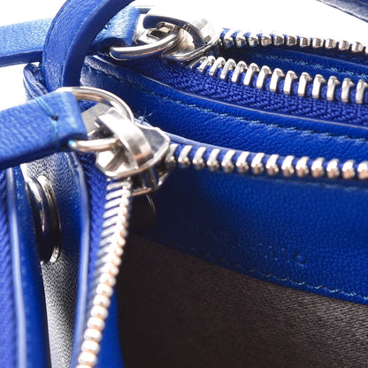 Celine Lambskin Small Trio Crossbody Bag Electric Blue 10 of 10