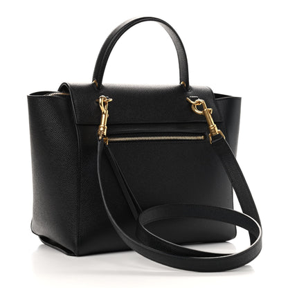 Celine Grained Calfskin Micro Belt Bag Black 3 of 10