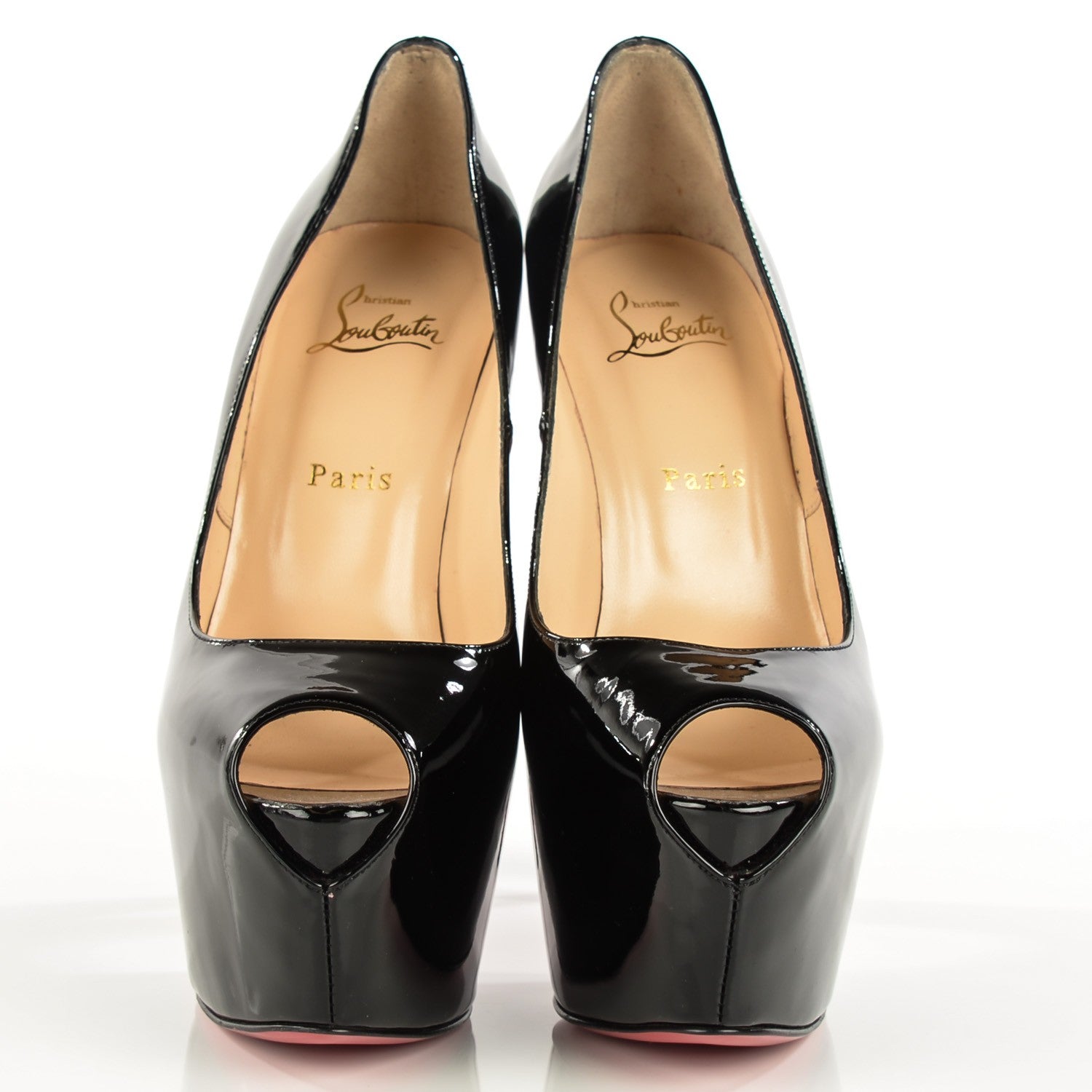 Christian Louboutin Patent Highness 160 Pumps 40.5 Black 2 of 7
