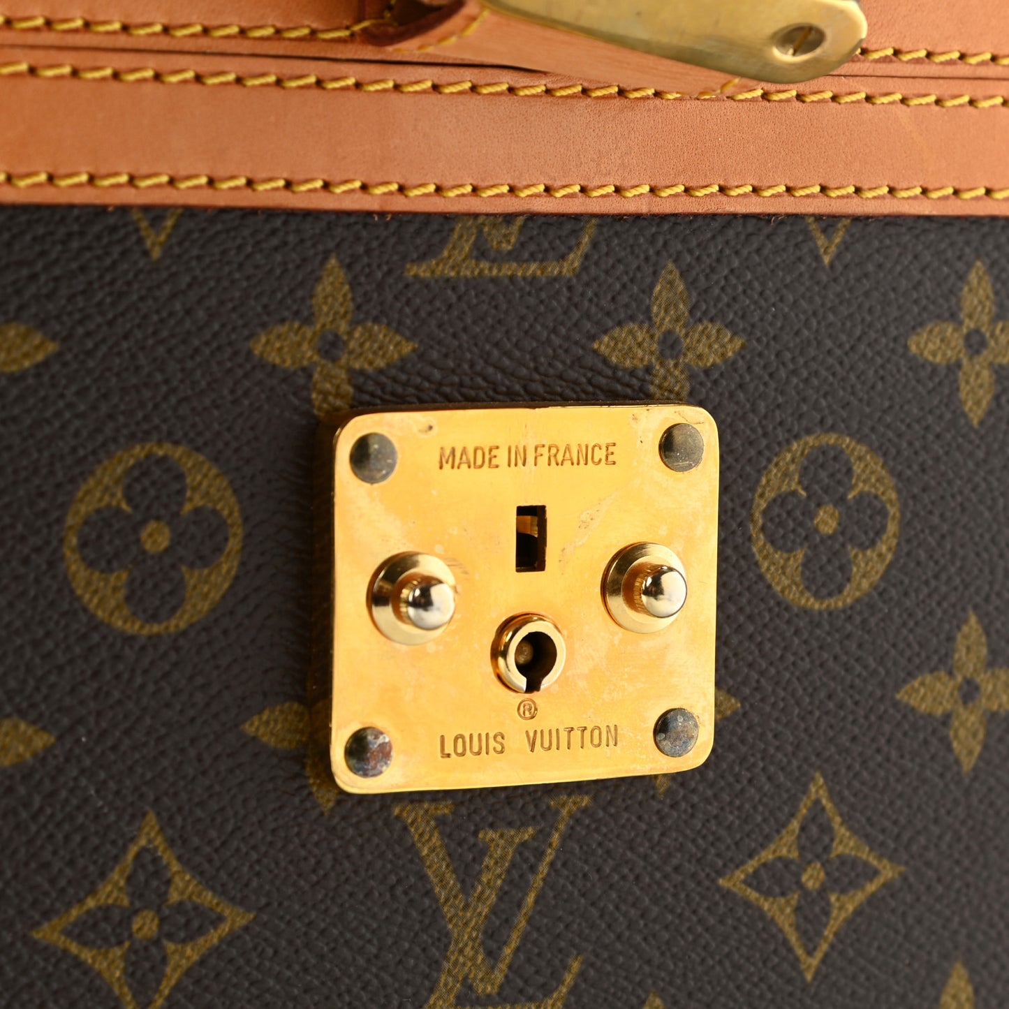 Monogram Train Case