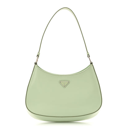 Prada Spazzolato Cleo Shoulder Bag Acqua 1 of 11