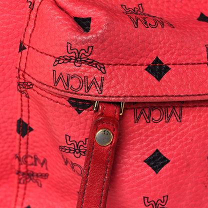 MCM Visetos Medium Sprinkle Stud Stark Backpack Red 18 of 23