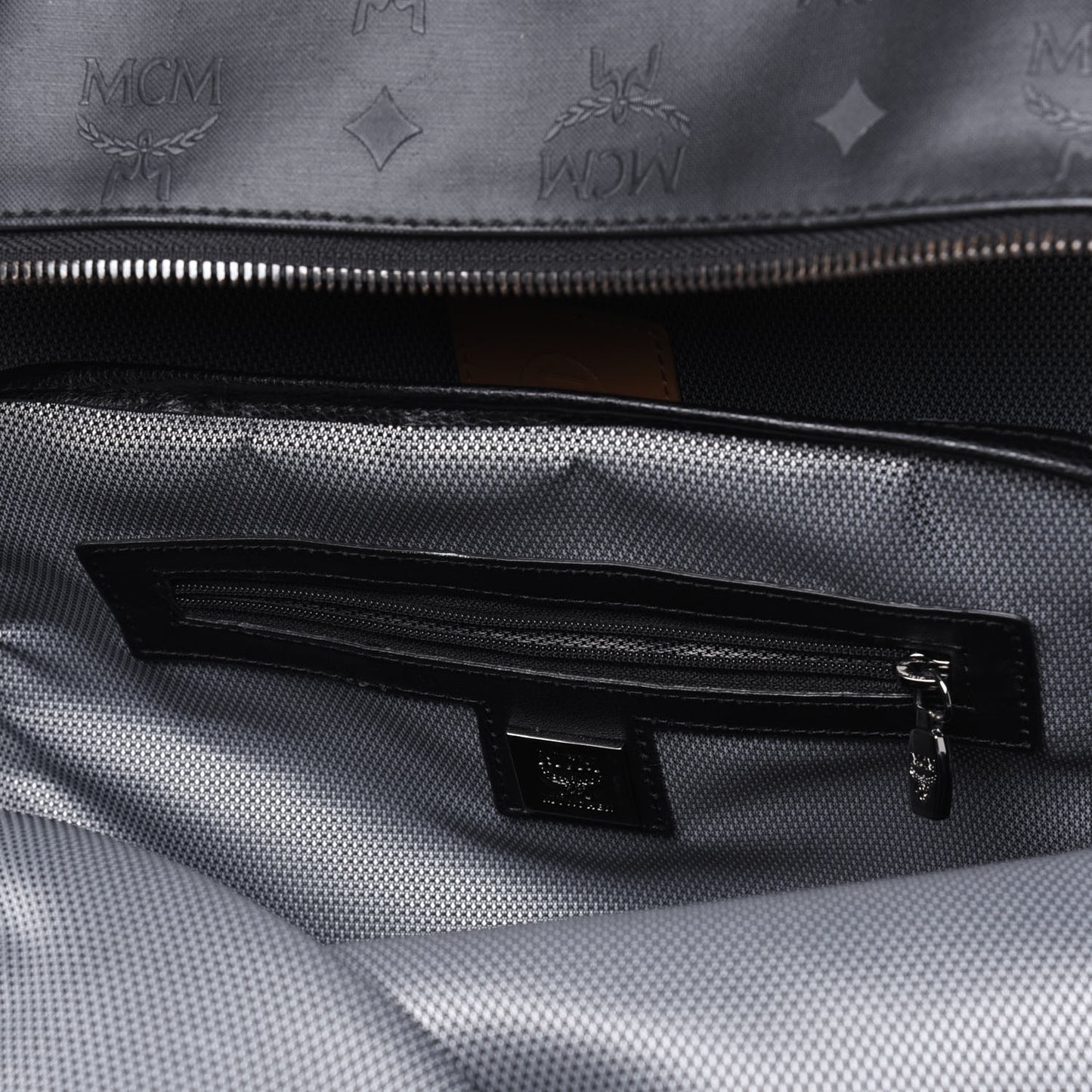 Calfskin Medium Studded Backpack Black