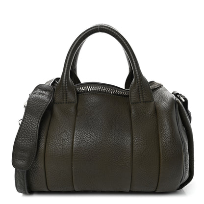 Alexander Wang Pebbled Lambskin Rocco Khaki Nickel Hardware 1 of 4