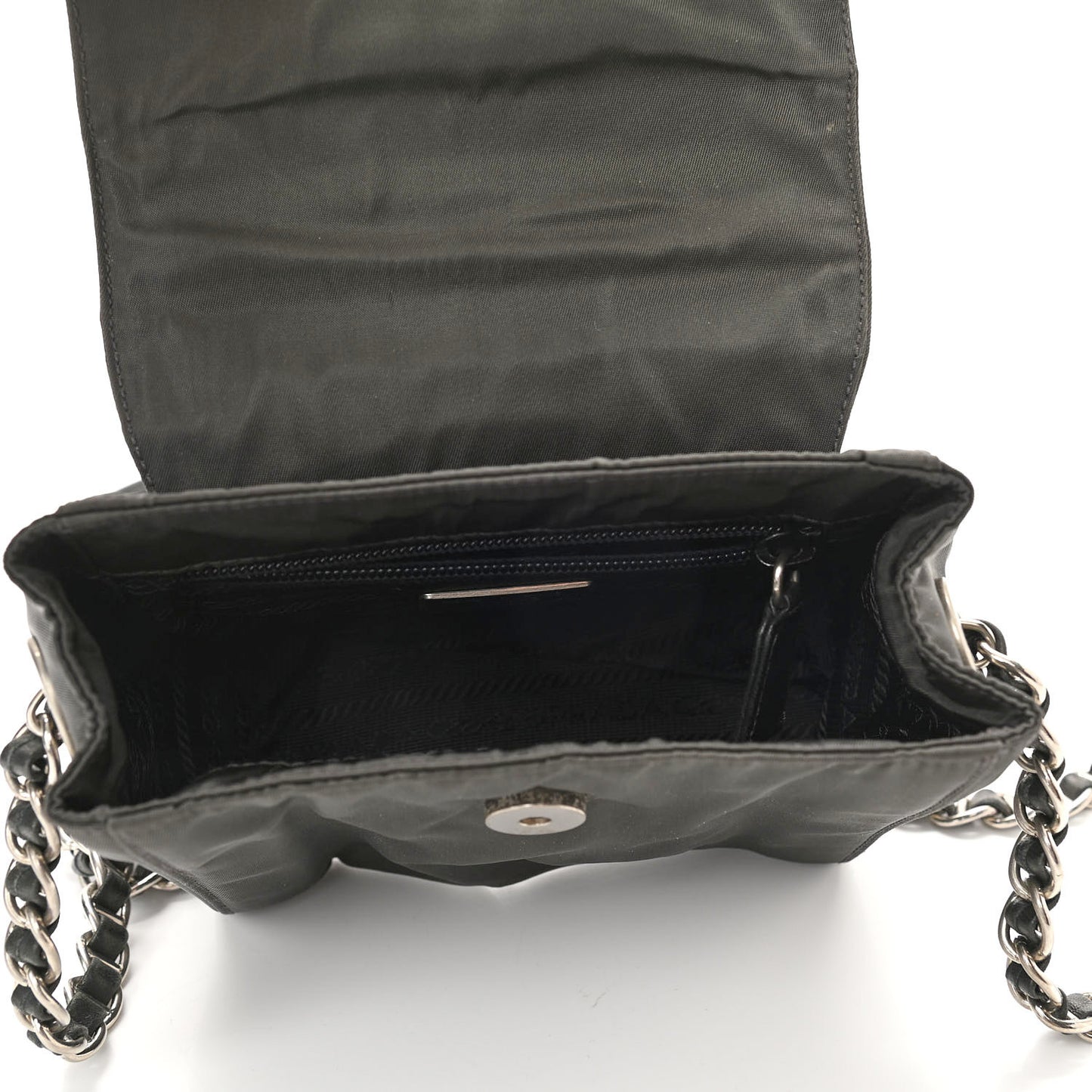 Nylon Messenger Bag Green