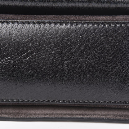 Givenchy Goatskin Suede Small GV3 Shoulder Bag Black 10 of 11