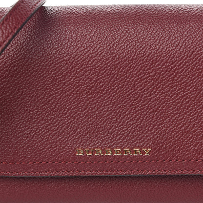 Burberry Grainy Calfskin Henley Wallet On Chain Burgundy 11 of 12