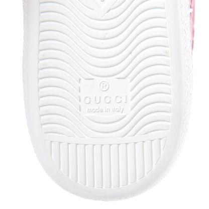 Gucci Guccissima Signature Web Mens Ace Sneakers 7.5 Hibiscus Red 7 of 9