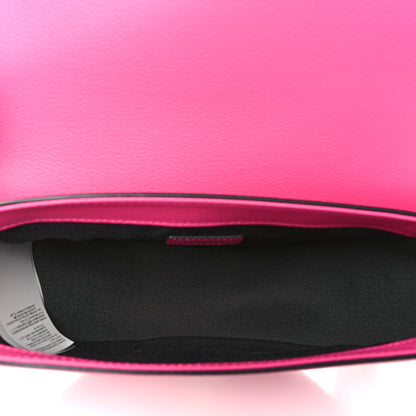 Versace Grained Calfskin La Medusa Small Shoulder Bag Pink 5 of 9