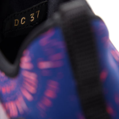 Christian Dior Technical Fabric Fireworks Print Womens D-Connect Sneakers 37 Deep Blue Fuxia 10 of 10