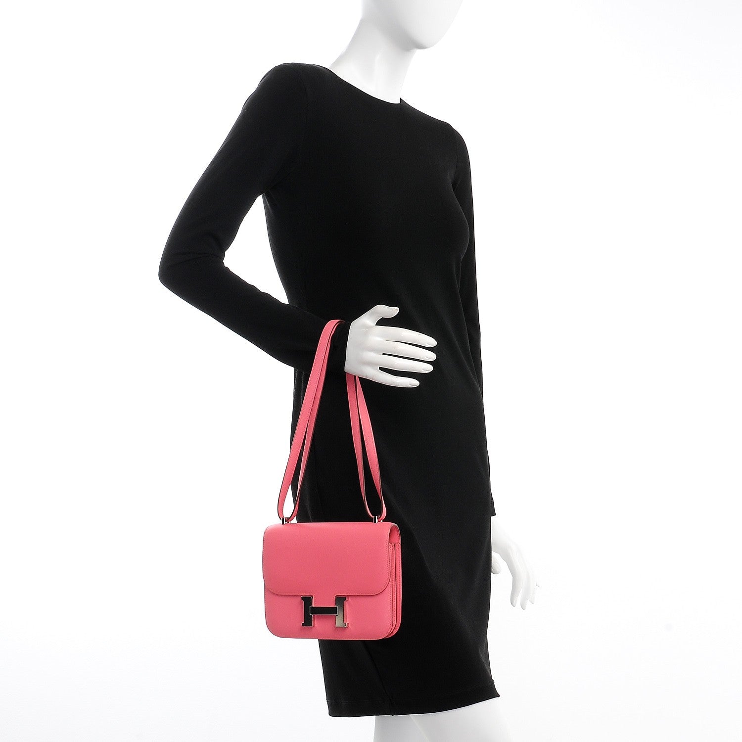 Hermes Swift Constance 18 Rose Azalee 3 of 16