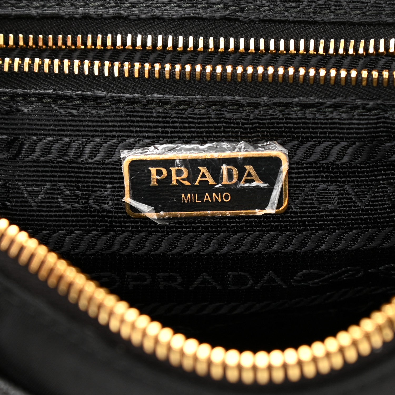 Prada Tessuto Nylon Saffiano Crossbody Bag Black 6 of 8