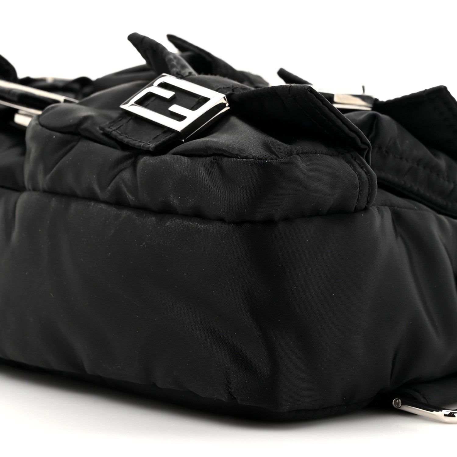 Fendi Econyl Cuoio Romano Multipocket Baguette Black 9 of 9