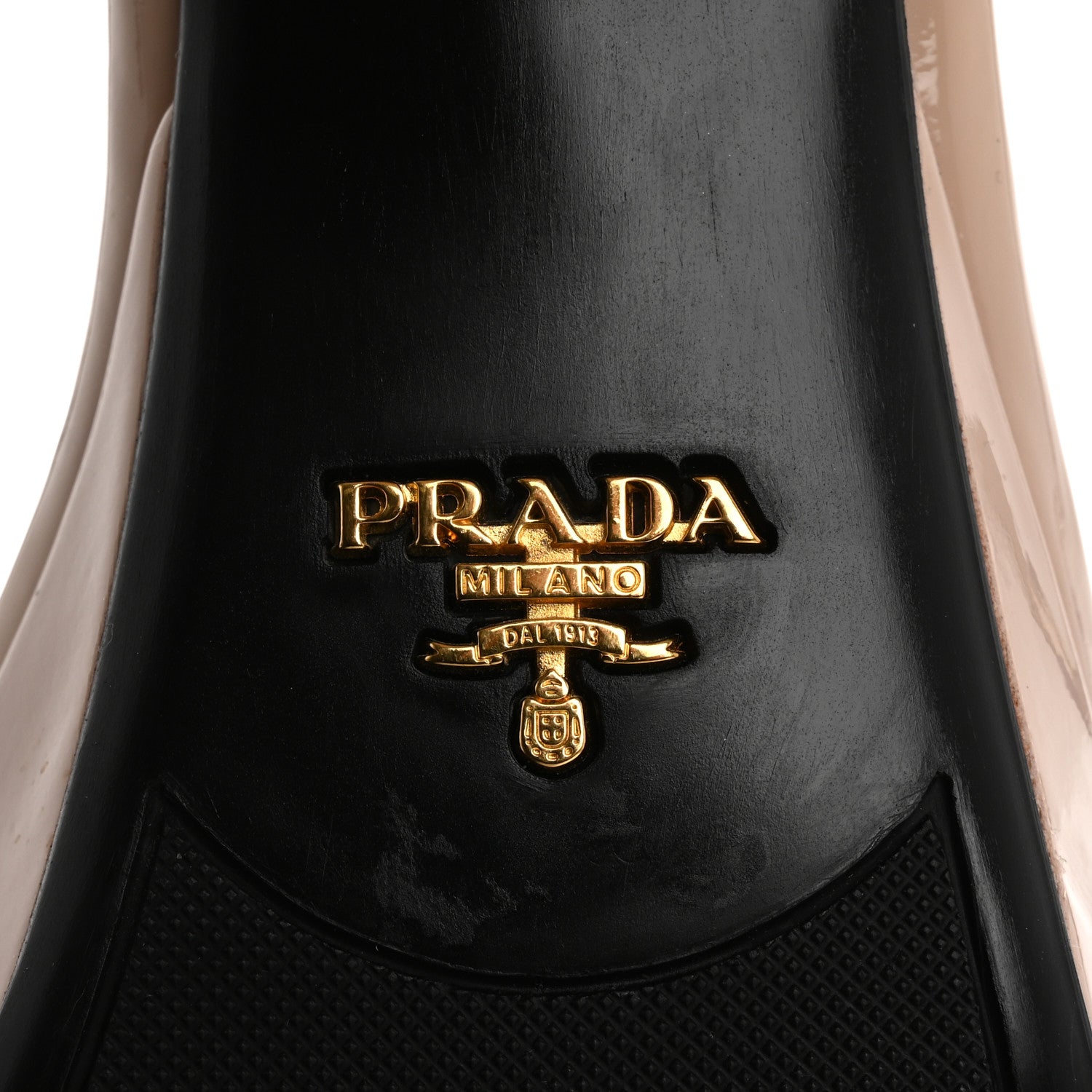 Prada Patent Platform Sandals 37.5 Cipria 7 of 11