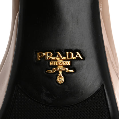 Prada Patent Platform Sandals 37.5 Cipria 7 of 11