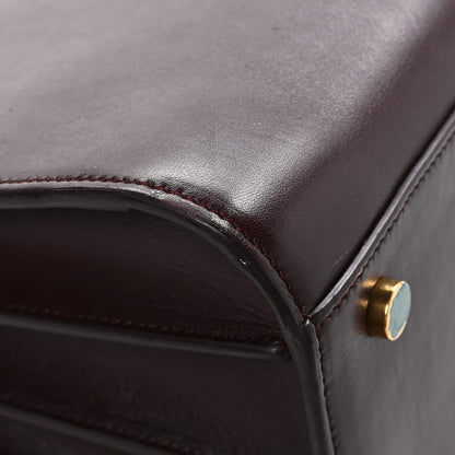 Saint Laurent Grained Calfskin Small Classic Sac De Jour Bordeaux 11 of 16