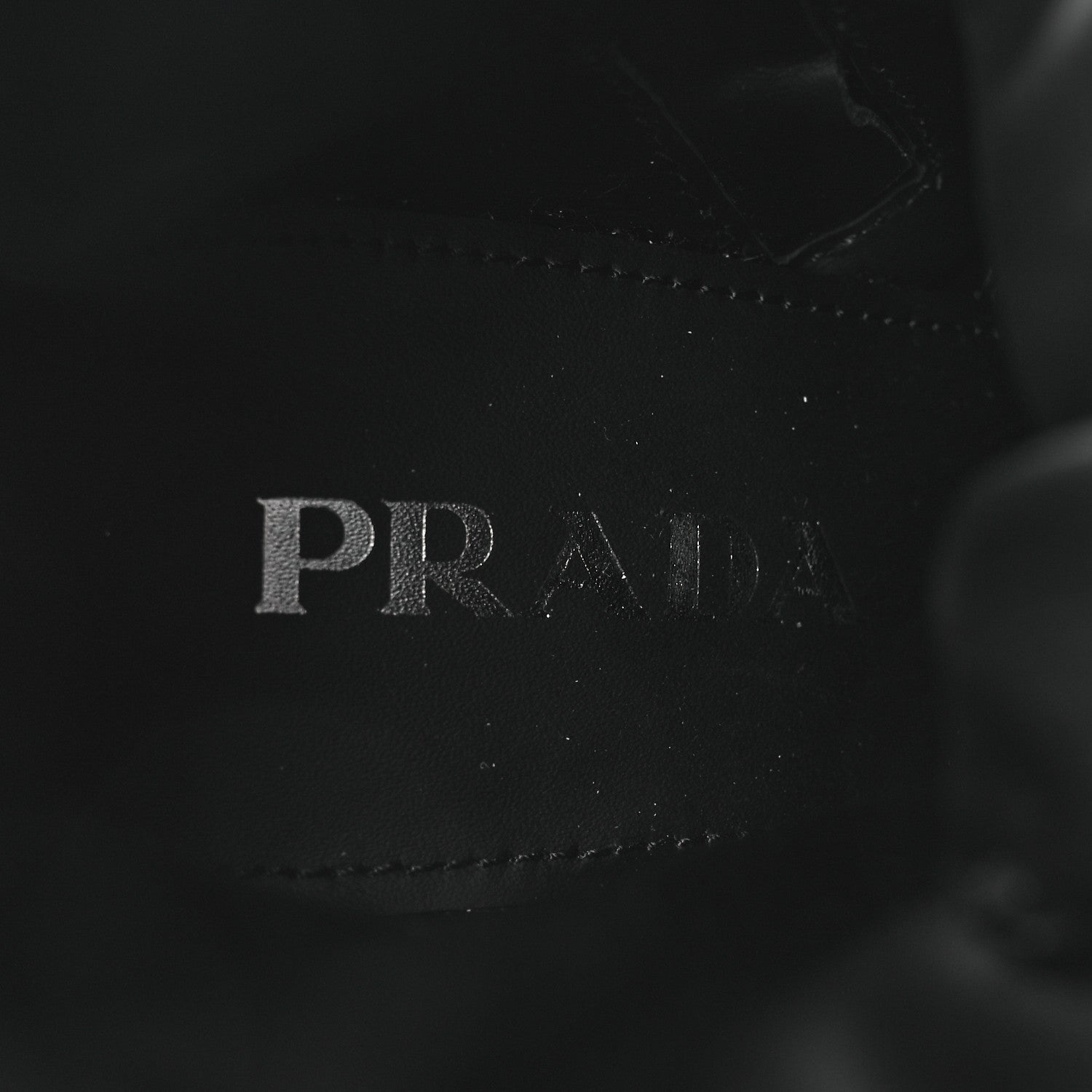 Prada Spazzolato Re-Nylon Metal Triangle Logo 110mm Ankle Boots 36.5 Black 10 of 12