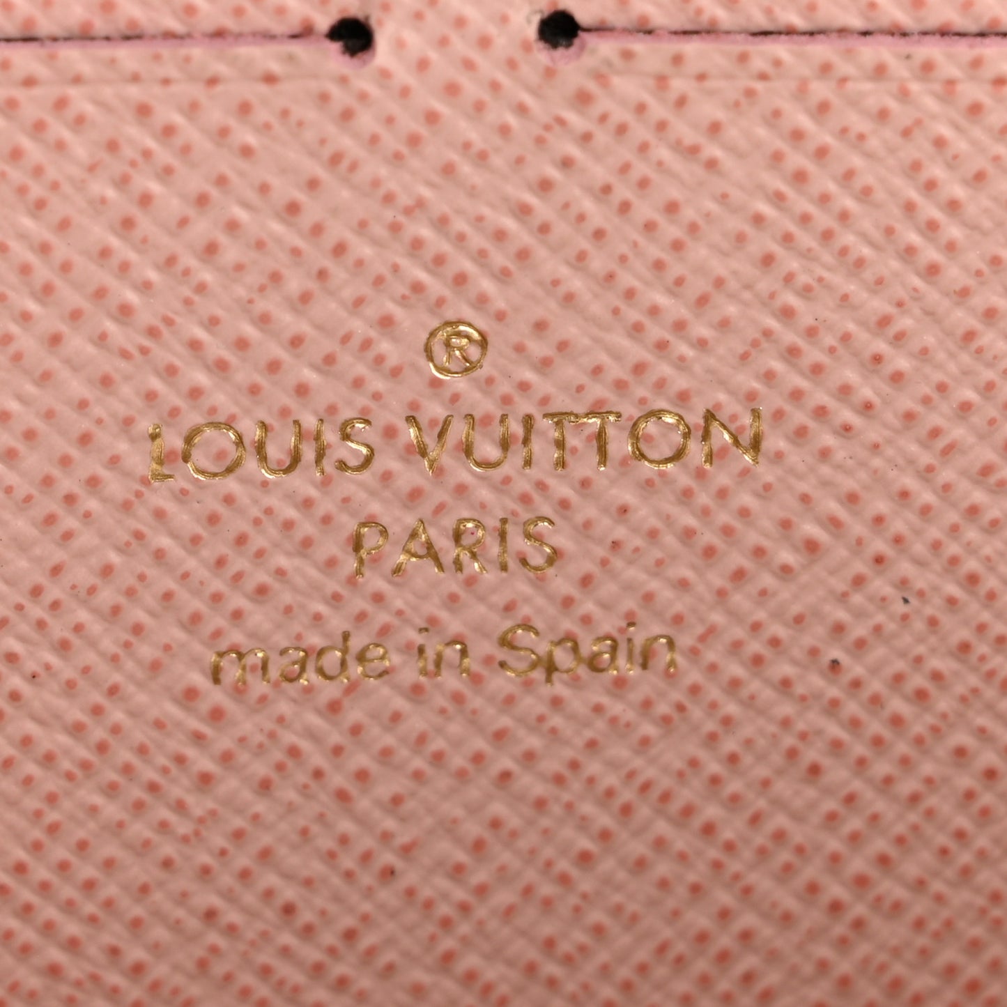 Damier Azur Clemence Wallet Rose Ballerine