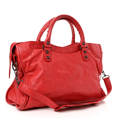 Balenciaga Agneau Classic Hardware City Coquelicot 2 of 11