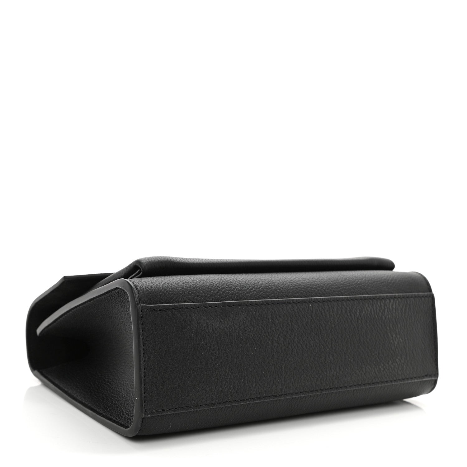 Louis Vuitton Soft Calfskin Mylockme Chain Bag BB Black 4 of 7