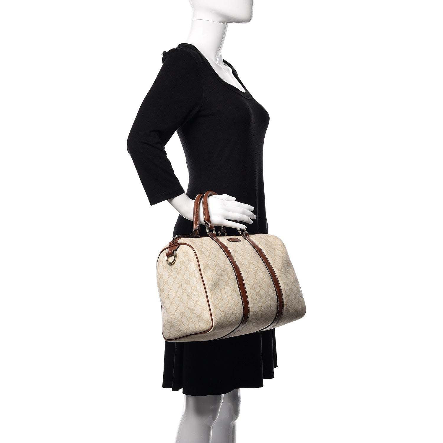 Gucci GG Plus Monogram Medium Joy Boston Tan 2 of 13