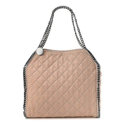 Stella McCartney Shaggy Deer Quilted Falabella Tote Powder 1 of 11