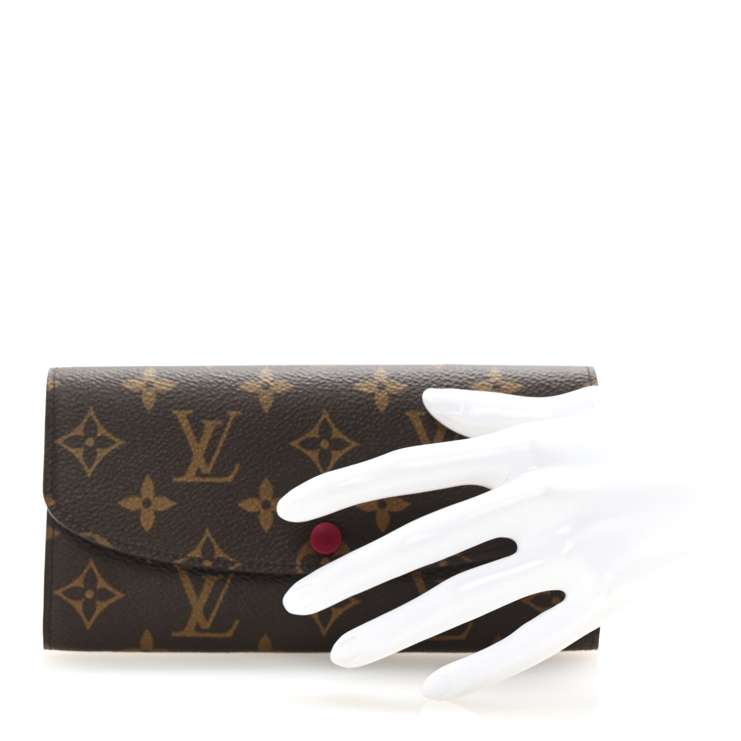 Louis Vuitton Monogram Emilie Wallet Fuchsia 2 of 7