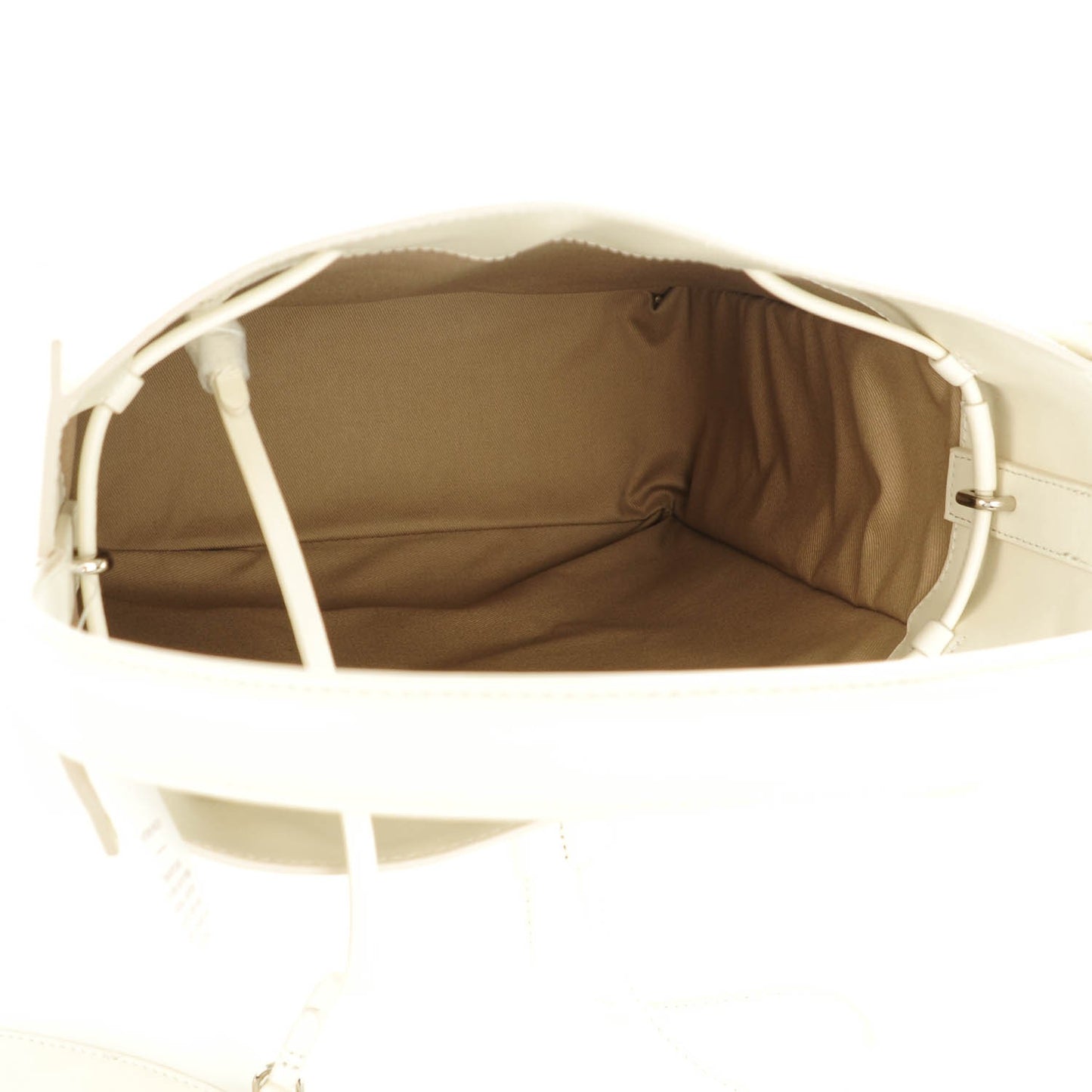 3.1 Calfskin Large Soleil Bucket Bag Off White