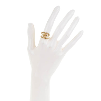 Chanel CC Logo Ring 6 Gold 2 of 4