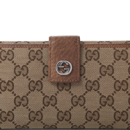 Gucci Monogram Old Libeccio Miss GG Continental Wallet Beige Ebony Light Brown 10 of 10