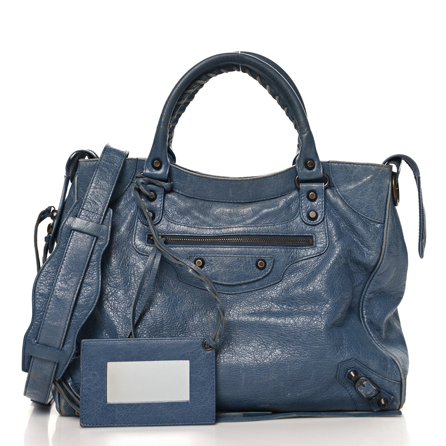 Balenciaga Agneau Classic Hardware Velo Bleu Persan 2 of 19