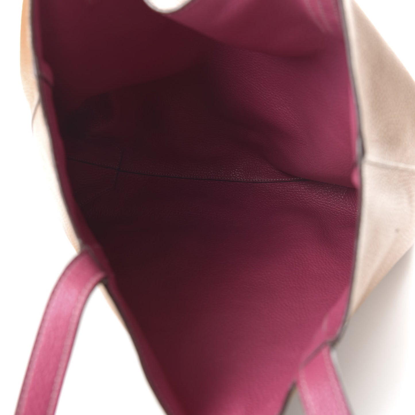 Taurillon Clemence Double Sens 45 Reversible Tote Marron D'Inde Tosca